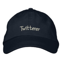 Casquillo/gorra de Twitterer Gorras Bordadas