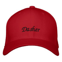 Casquillo/gorra del reno de Dasher Gorras Bordadas