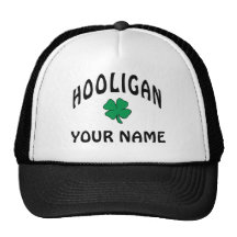 Casquillo irlandés personalizado del gamberro gorros bordados