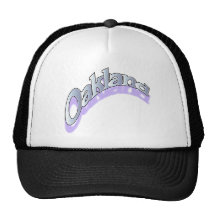 Casquillo metálico del openbangle de Oakland Gorras
