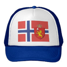 Casquillo noruego del gorra de la bandera/del escu