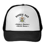 Casquillo novato personalizado del papá gorras de camionero