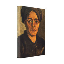 Casquillo oscuro de Vincent van Gogh Impresiones En Lona