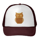 Casquillo retro del búho gorras de camionero