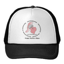 Casquillo superficial feliz del hippy gorros  