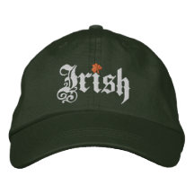 Casquillo verde fresco anaranjado blanco del trébo gorras bordadas