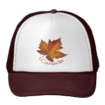 Casquillos de Canadá de la hoja de arce del casqui Gorro