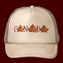 Casquillos del camionero de la hoja de arce de Can gorras