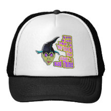 Casquillos, gorras - bruja de Halloween