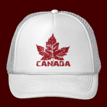 Casquillos retros de la hoja de arce de Canadá del gorras