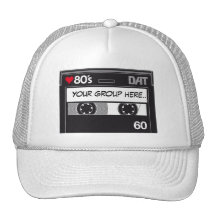 CASSETTE LOVE 80´s Gorros Bordados