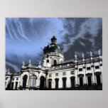 castillo Charlottenburg en Berlín Alemania Poster