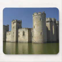 Castillo de Bodiam (1385), reflejado en fosa, este Tapetes De Ratones