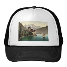 Castillo de Chillon, y abolladura du Midi, lago ge Gorra