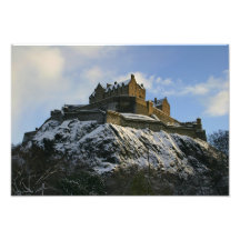 Castillo de Edimburgo debajo de la nieve Arte Con Fotos