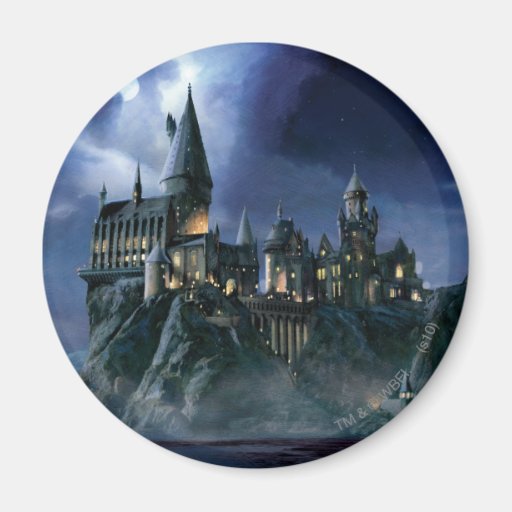 Castillo de Hogwarts en la noche Iman De Nevera