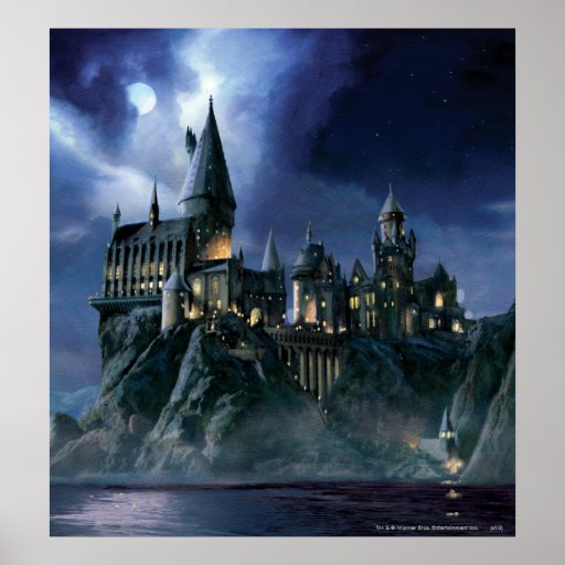 Castillo de Hogwarts en la noche Impresiones