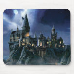 Castillo de Hogwarts en la noche Tapetes De Ratón