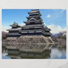 Castillo de Matsumoto, Matsumoto, Japón Flyer A Todo Color