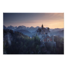 Castillo de Neuschwanstein, último 1800's construi Impresión Fotográfica