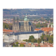 Castillo de Praga de la catedral de St.Vitus Tarjetas Postales
