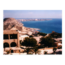 Castillo de Santa Barbara Tarjeta Postal