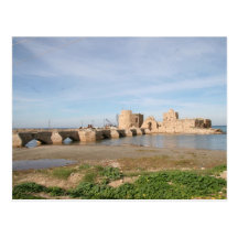 Castillo del mar de Saida Postal