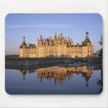 Castillo francés Chambord, el valle del Loira, Fra Tapete De Ratón