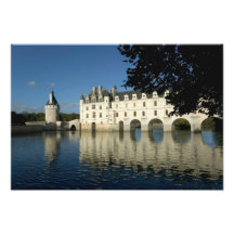 Castillo francés de Chenonceau, río Cher, Loir-et- Fotografía