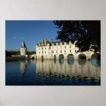 Castillo francés de Chenonceau, río Cher, Loir-et- Posters