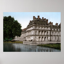 Castillo francés Fontainebleau Impresiones