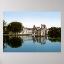 Castillo francés Fontainebleau Impresiones