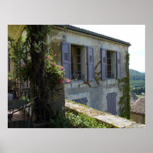 Castillo francés Marqueyssac Poster