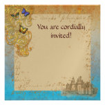 Castillo medieval del cuento de hadas anuncios personalizados
