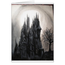 castillo oscuro tarjetas