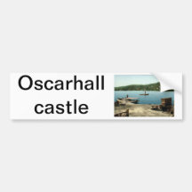 Castillo Oslo, Noruega de Oscarhall Etiqueta De Parachoque