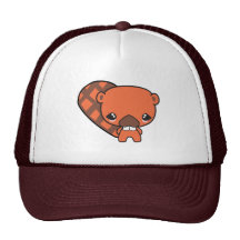 castor tonto lindo del kawaii gorra