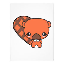 castor tonto lindo del kawaii comunicados personales 