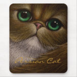 CAT PERSA DE ORO Mousepad Tapetes De Ratones