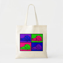 CAT QUE LAME ARTE POP DEL EXTREMO BOLSAS LIENZO