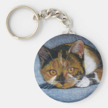 CAT QUE SE AGACHA: LÁPIZ DEL COLOR LLAVEROS PERSONALIZADOS
