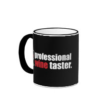 Catador profesional del vino taza