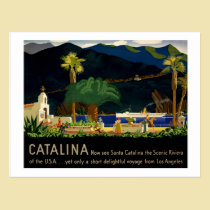 Catalina por Otis Shepard, C. 1935. tarjetas postales