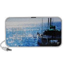Catamarán en las aguas hermosas de Dominica Mp3 Altavoz