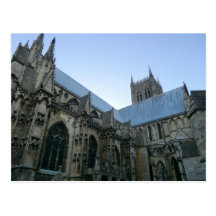 Catedral de Lincoln Tarjeta Postal
