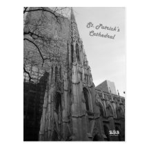 Catedral de N.Y.E St Patrick Tarjeta Postal