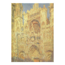 Catedral de Ruán, puesta del sol de Claude Monet Comunicado Personalizado