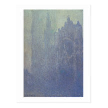 Catedral de Ruán, tiempo de niebla, 1894 (aceite e Tarjetas Postales