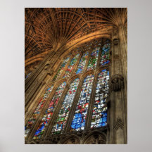 Catedral del vitral poster