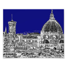 Catedral italiana azul arte fotográfico